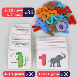 Kit educacional alfanumérico em inglês - migluglubrasil